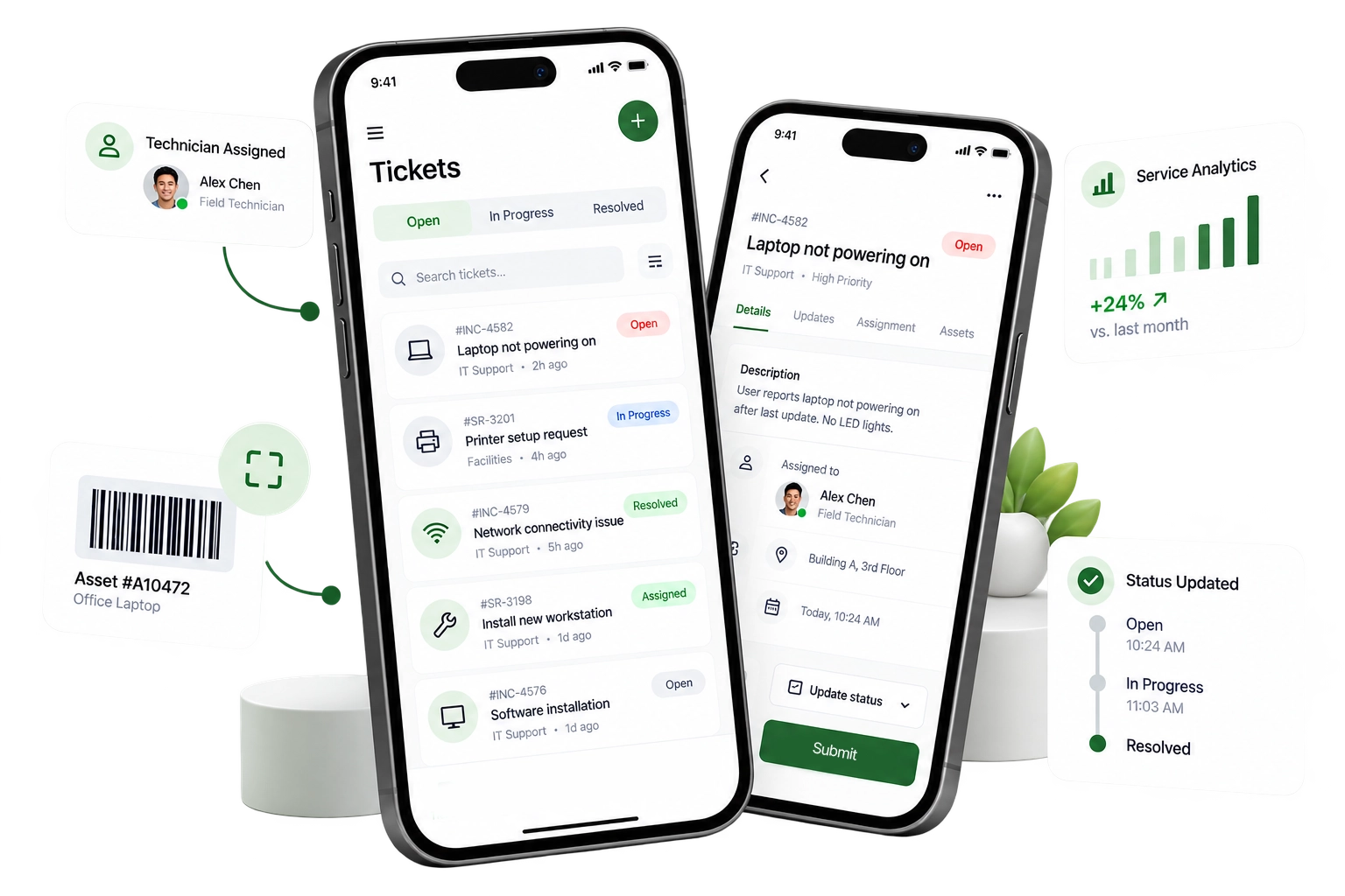 Neyodesk dashboard and mobile app